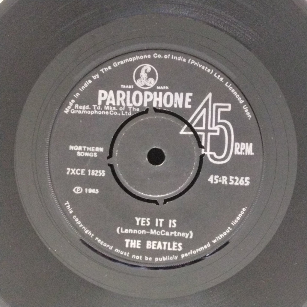The Beatles - Yes It Is / Ticket to Ride (45-RPM)