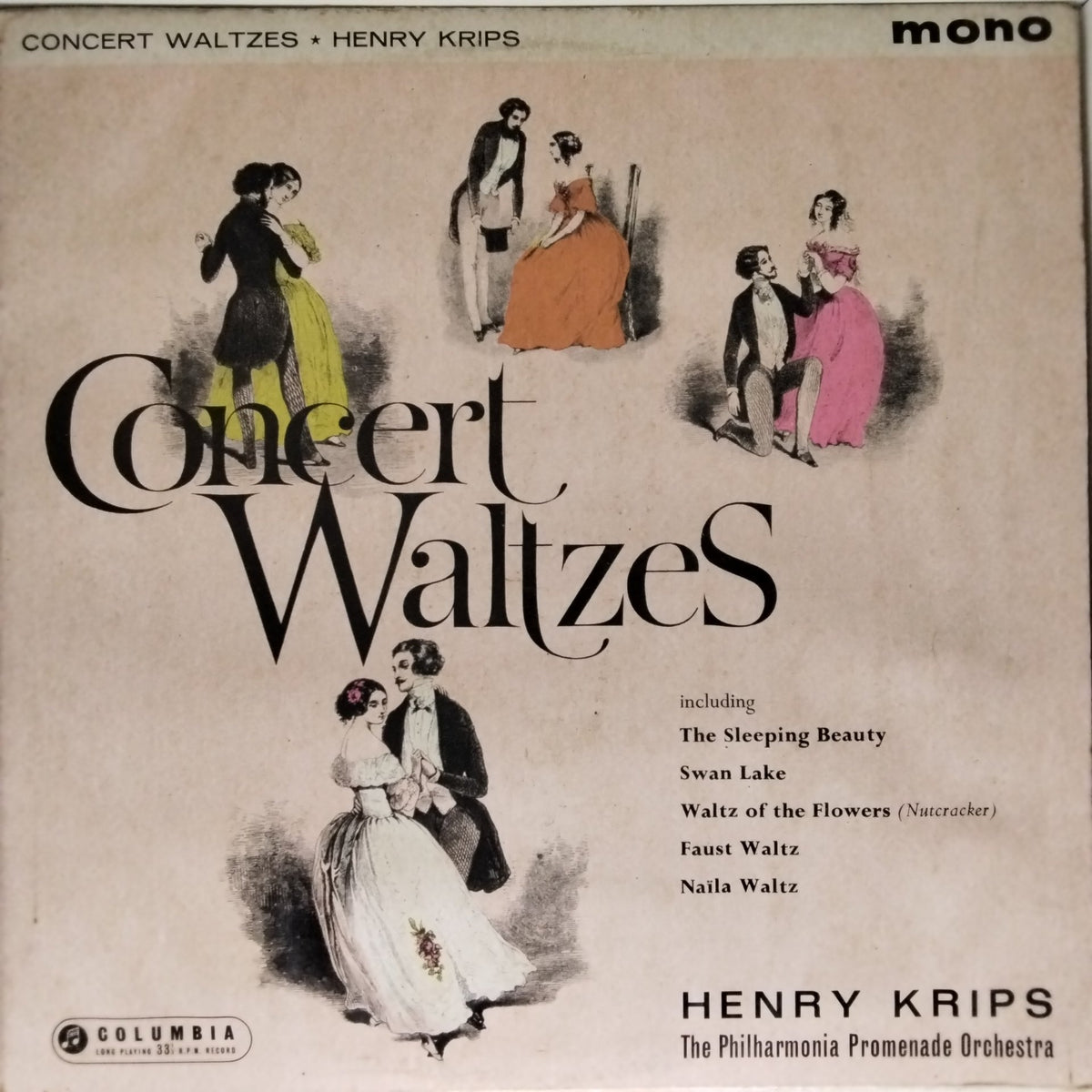 Henry Krips - Concert Waltzes (Vinyl)