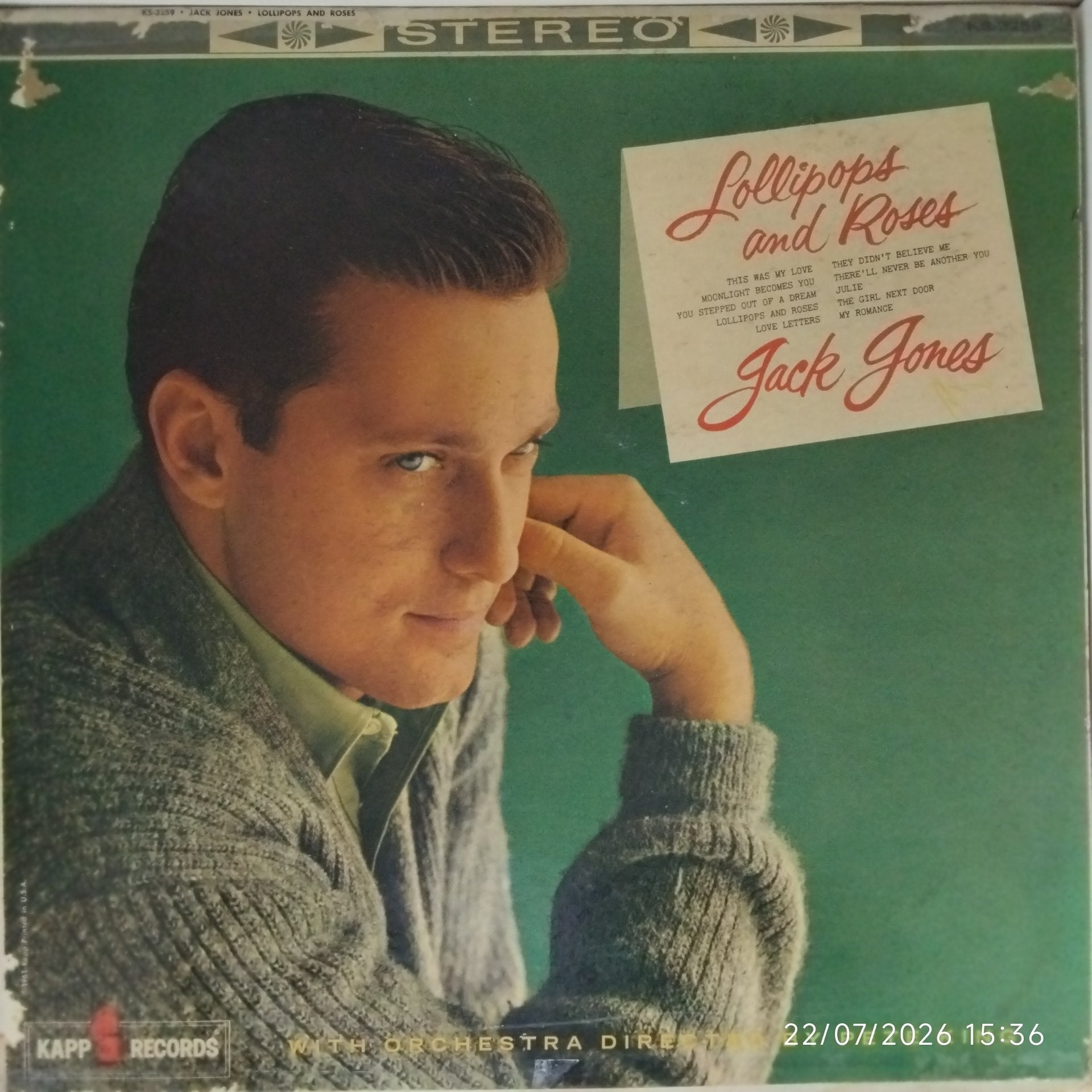 Jack Jones - Lollipops and Roses (Vinyl)