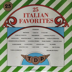 Various - 25 Italian Favorites (Vinyl)