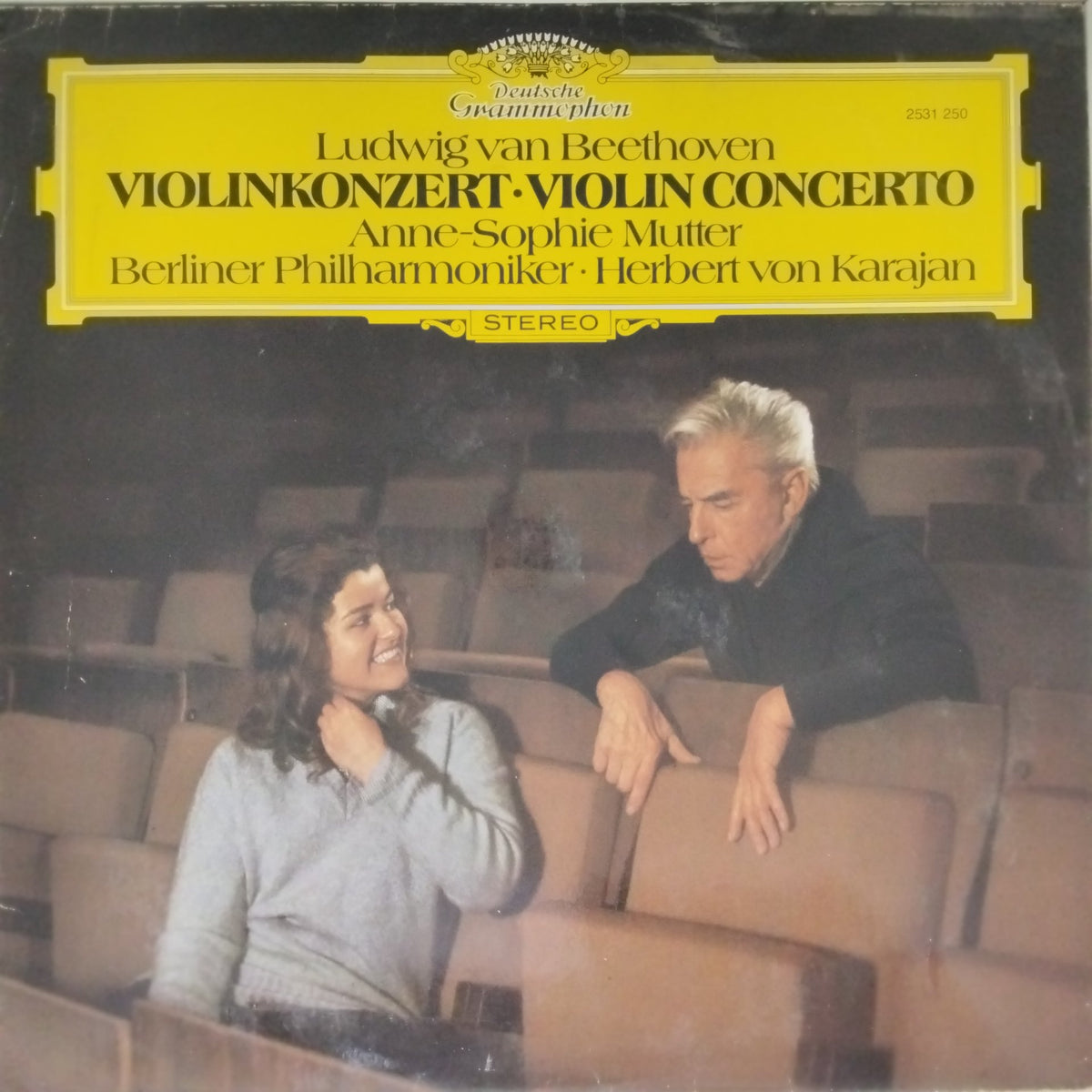 Ludwig van Beethoven, Anne-Sophie Mutter, Berliner Philharmoniker, Herbert von Karajan - Violinkonzert · Violin Concerto (Vinyl)