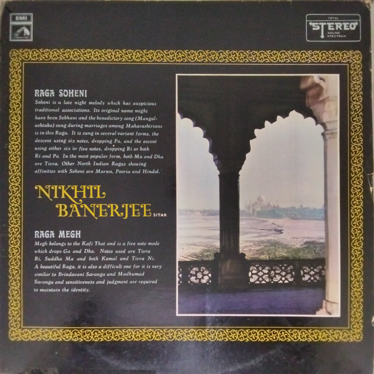 Nikhil Banerjee - Raga Soheni / Raga Megh (Vinyl)