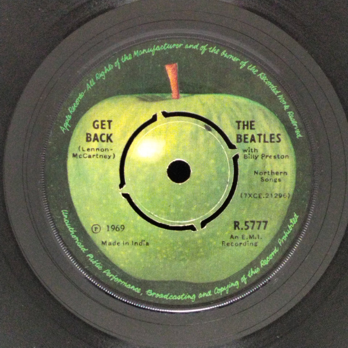 The Beatles, Billy Preston - Get Back / Don't Let Me Down (45-RPM)
