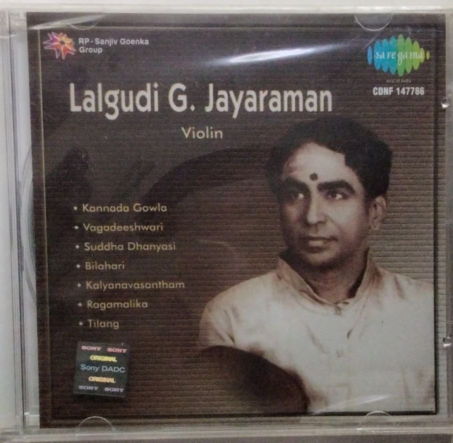 Lalgudi G. Jayaraman - Violin (CD)