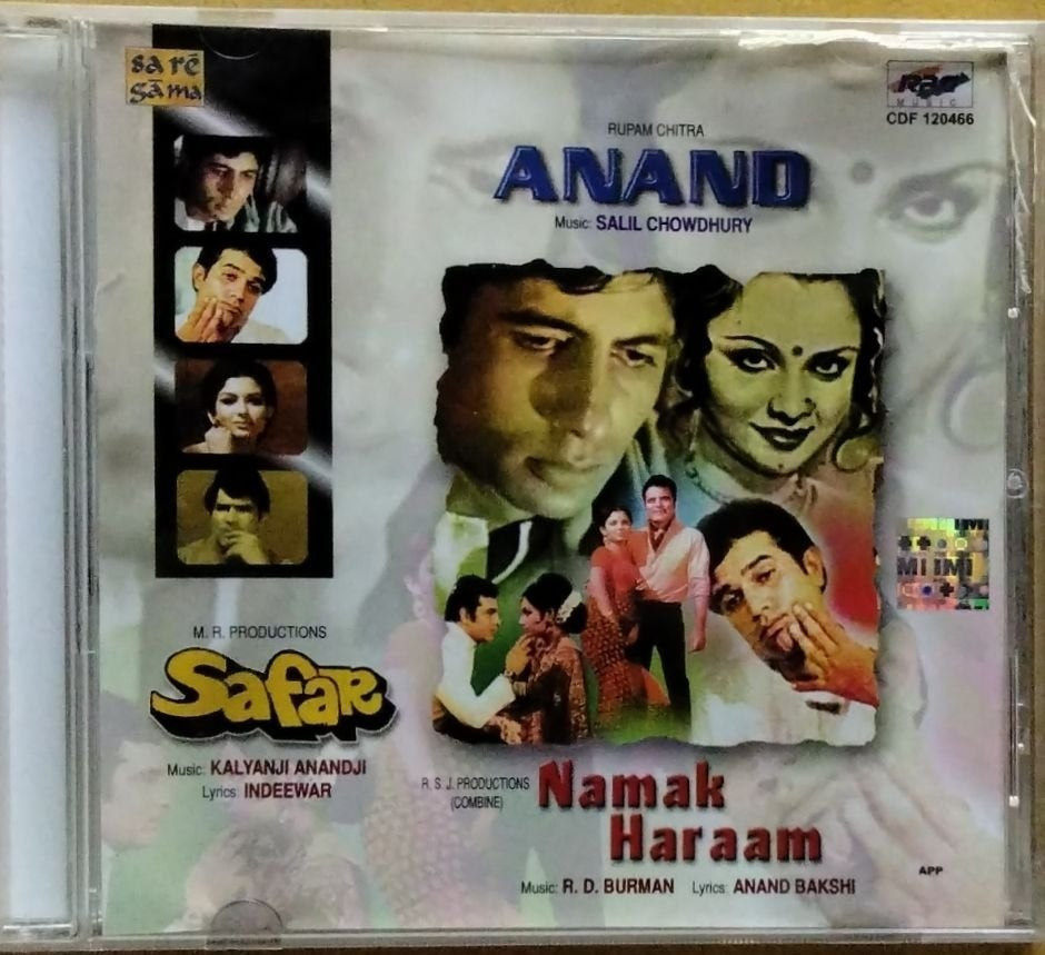 Salil Chowdhury, Kalyanji Anandji, R. D. Burman - Anand / Safar / Namak Haraam (CD)