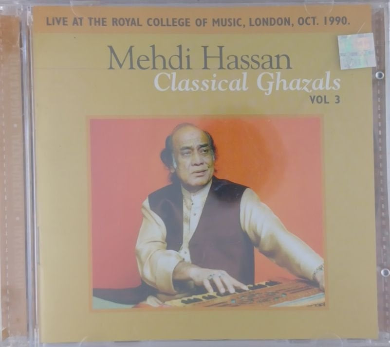 Mehdi Hassan - Classical Ghazals Vol 3 (CD)