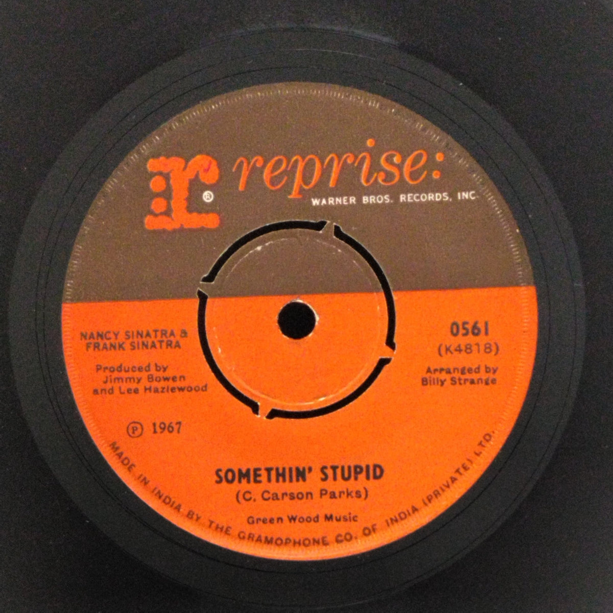 Nancy Sinatra, Frank Sinatra - Somethin' Stupid / I Will Wait for You (45-RPM)