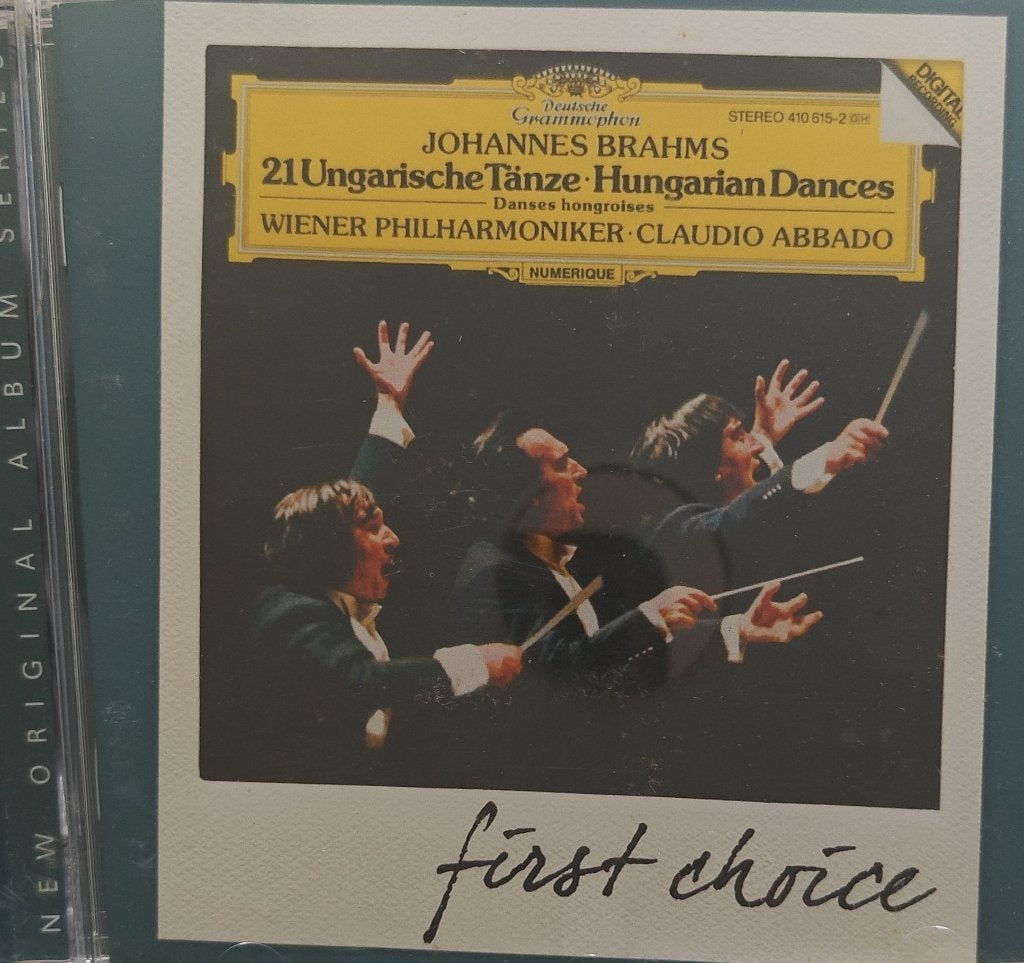 Johannes Brahms, Wiener Philharmoniker, Claudio Abbado - 21 Ungarische Tänze - Hungarian Dances (CD)