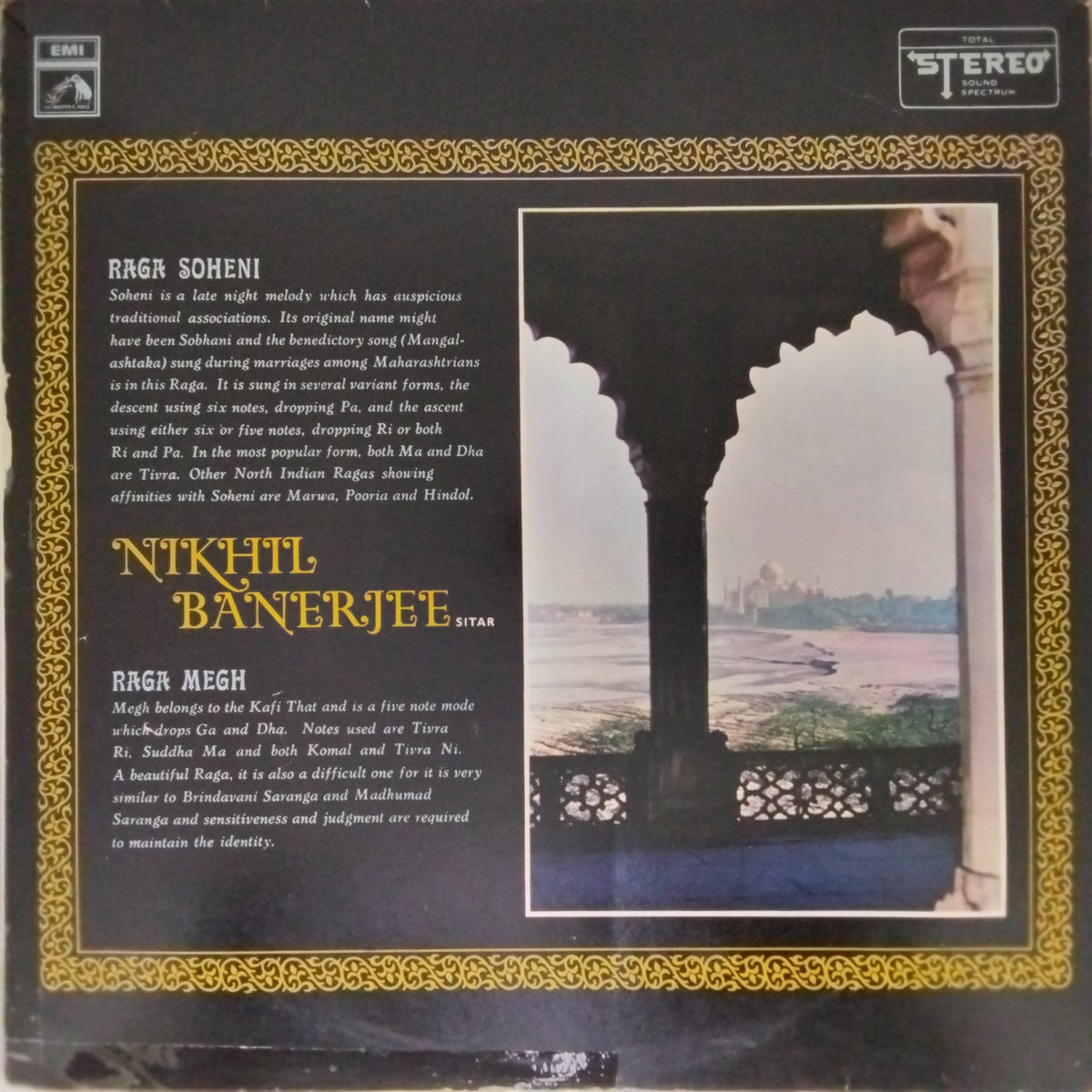 Nikhil Banerjee, Swapan Chowdhury - Raga Soheni / Raga Megh (Vinyl)