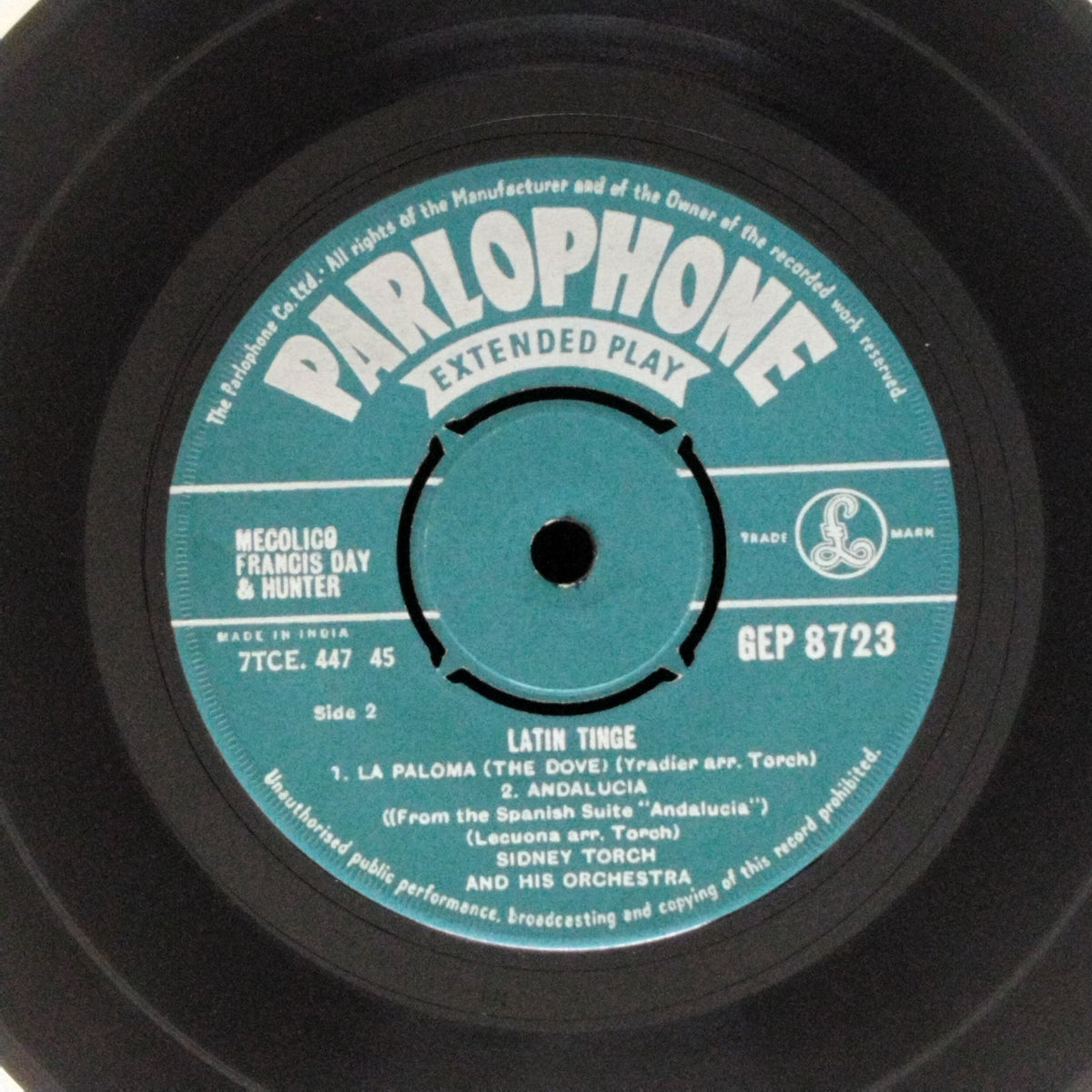 Sidney Torch and His Orchestra - Latin Tinge (45-RPM)