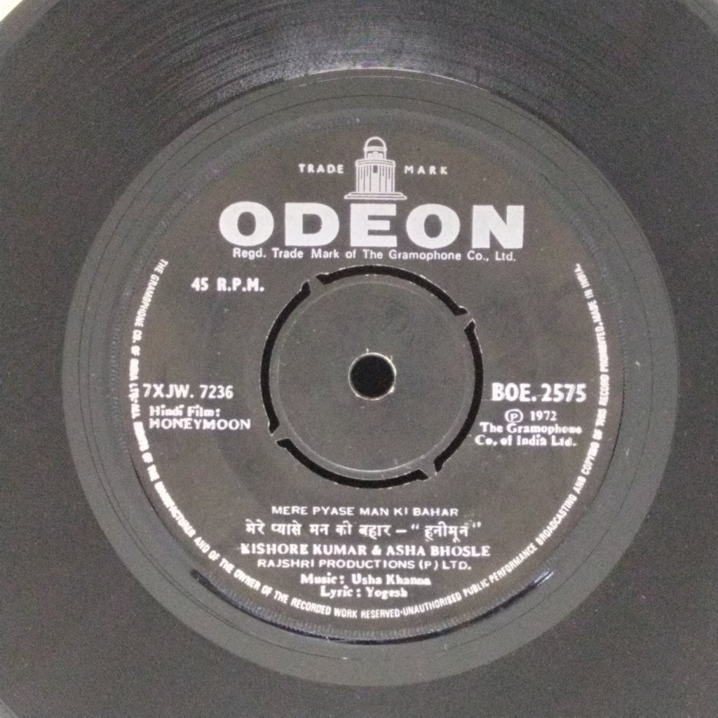 Usha Khanna - Honeymoon (45-RPM)