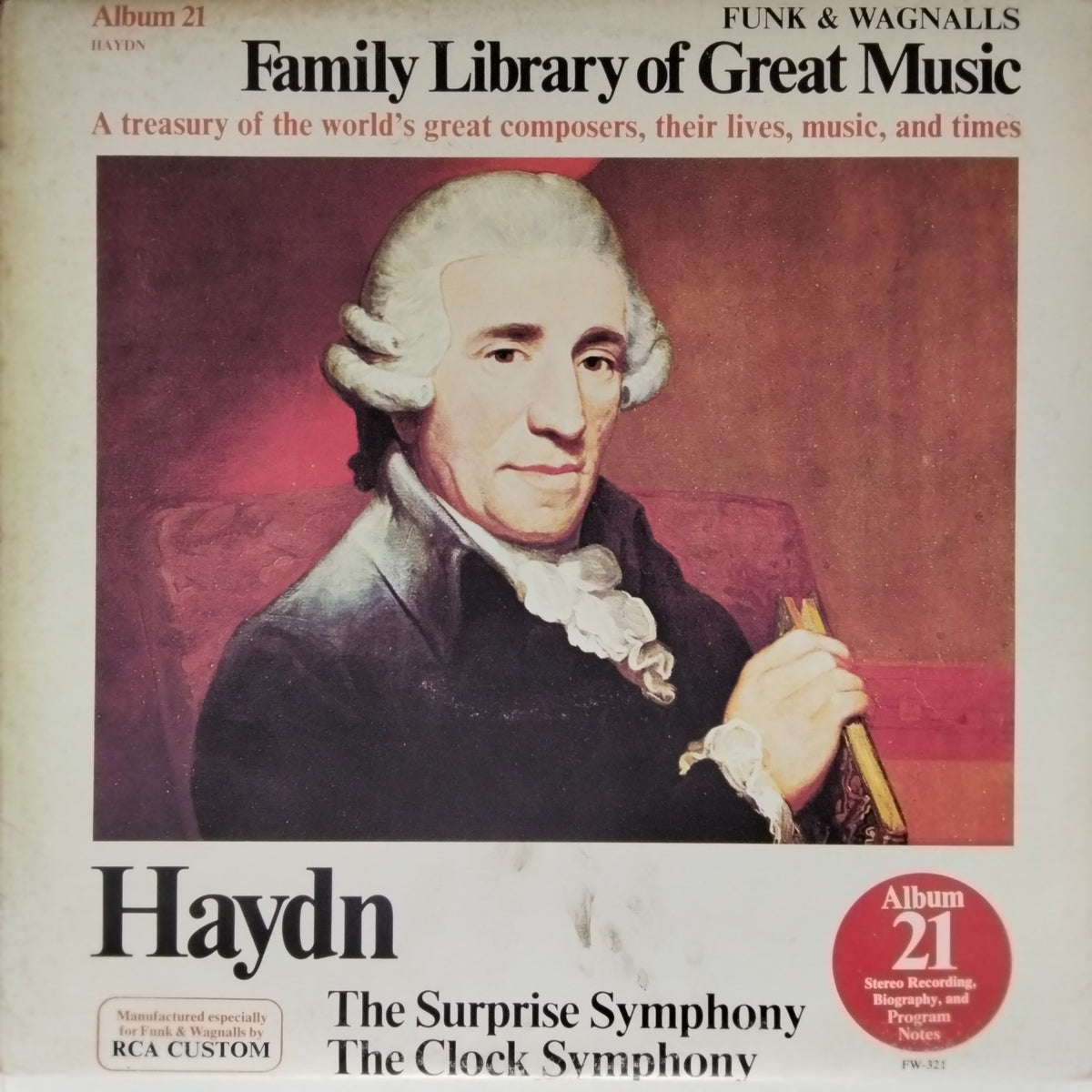 Haydn - Family Library of Great Music: The Surprise Symphony - The Clock Symphony (Vinyl)