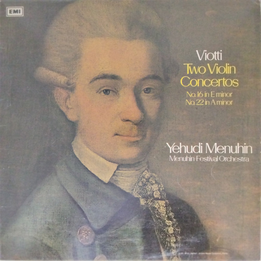 Yehudi Menuhin, Menuhin Festival Orchestra - Viotti Two Violin Concertos No.16 in E minor No.22 in A minor (Vinyl)