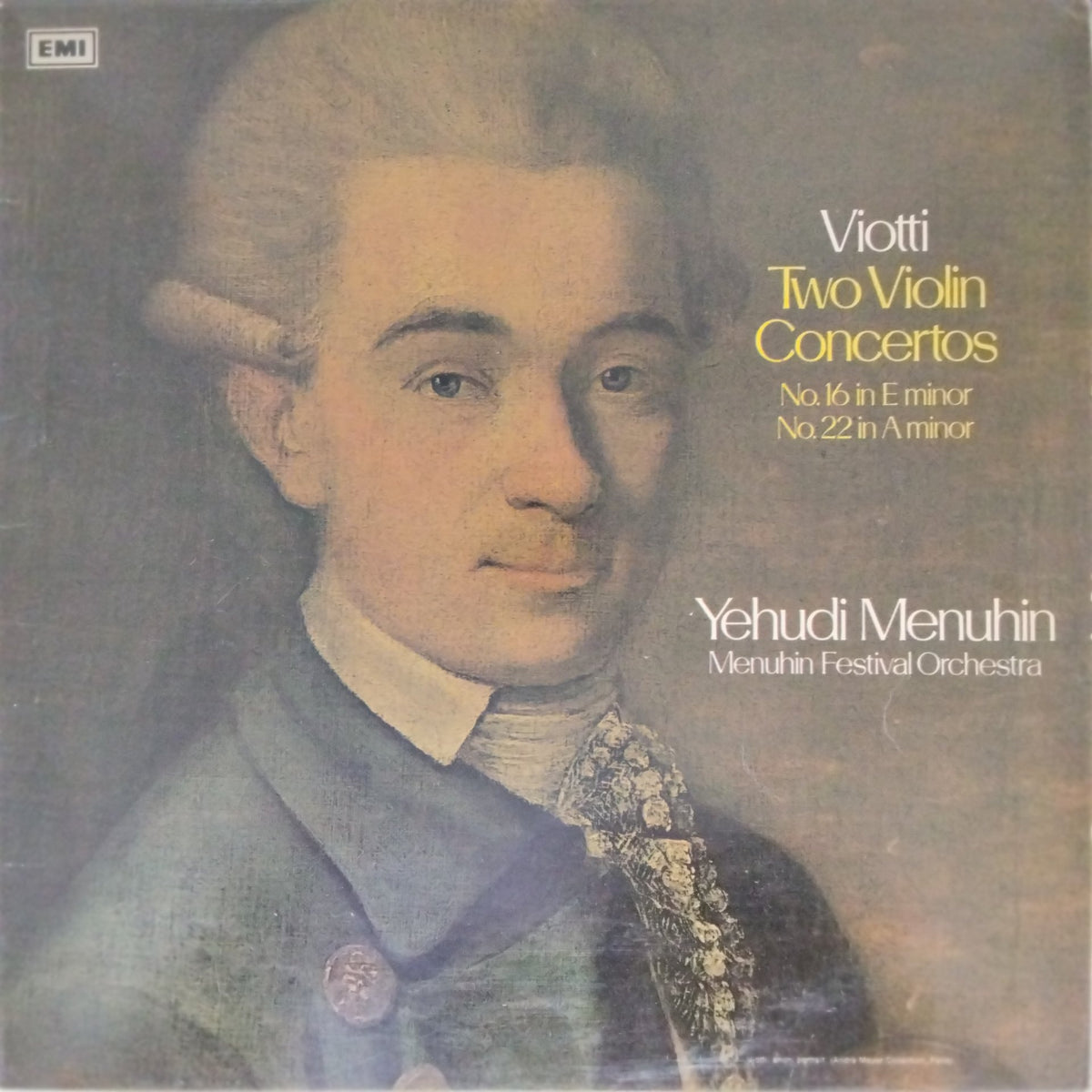 Yehudi Menuhin, Menuhin Festival Orchestra - Viotti Two Violin Concertos No.16 in E minor No.22 in A minor (Vinyl)