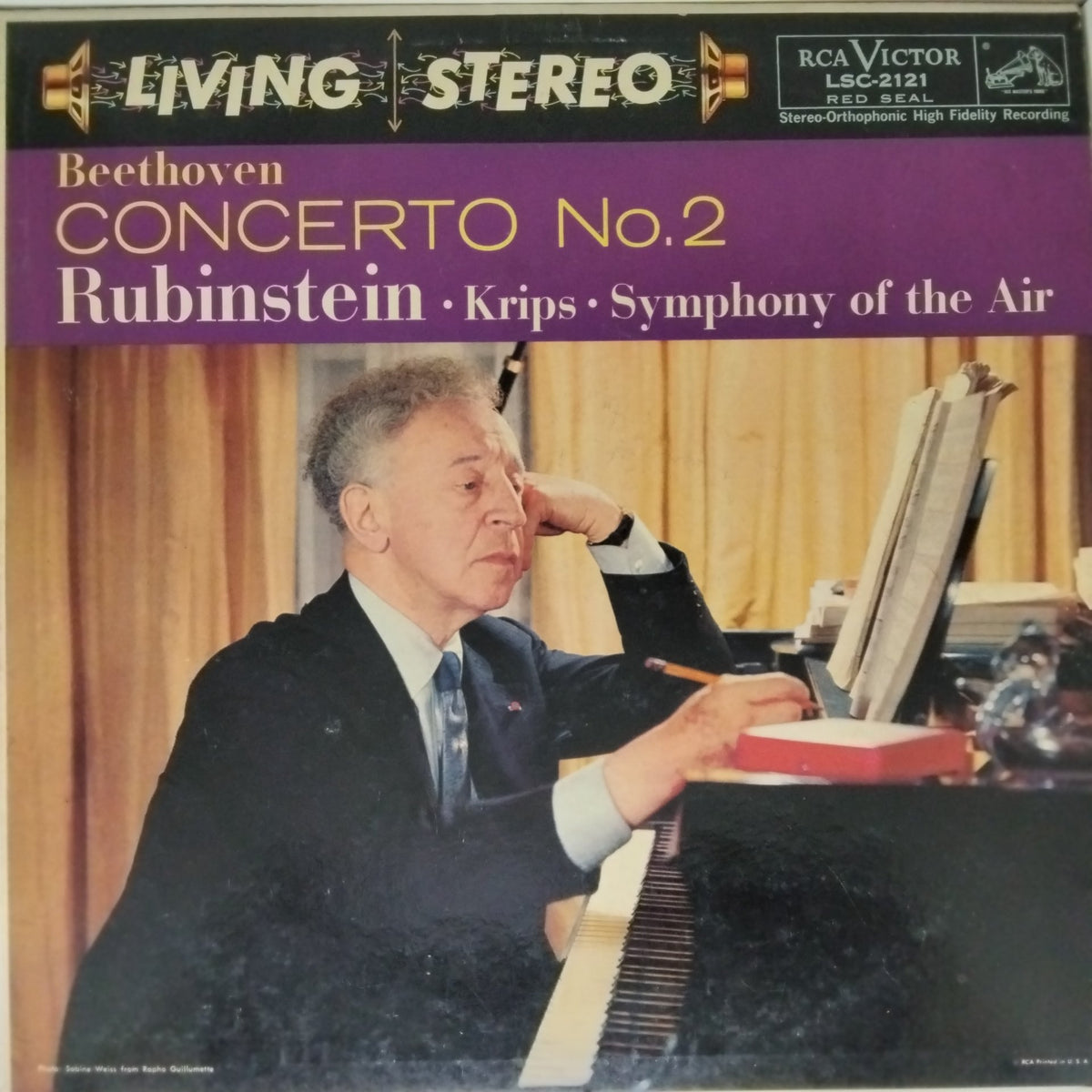 Artur Rubinstein, Josef Krips, Symphony of the Air - Beethoven Concerto No. 2 (Vinyl)