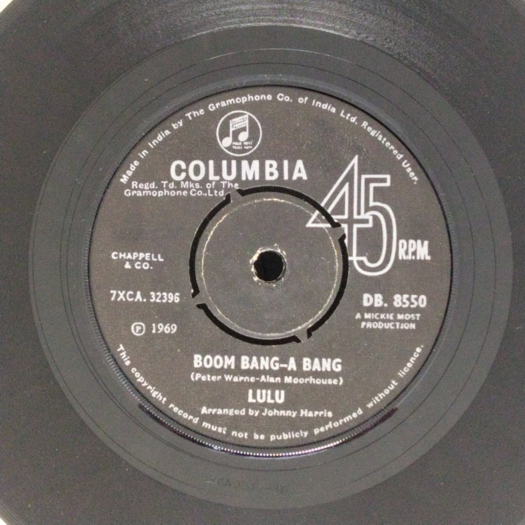 Lulu - Boom Bang-a-Bang / March! (45-RPM)