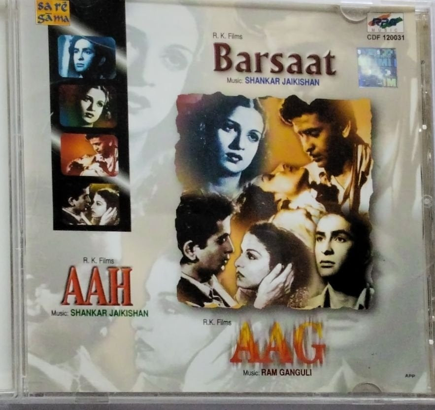 Shankar Jaikishan, Ram Ganguli - Barsaat / Aah / Aag (CD)