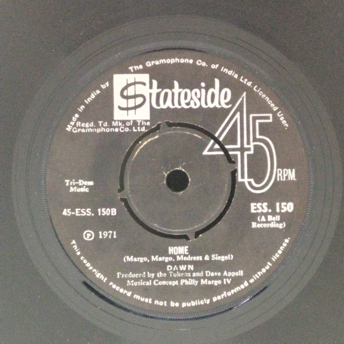 Dawn - Knock Three Times / Home (45-RPM)