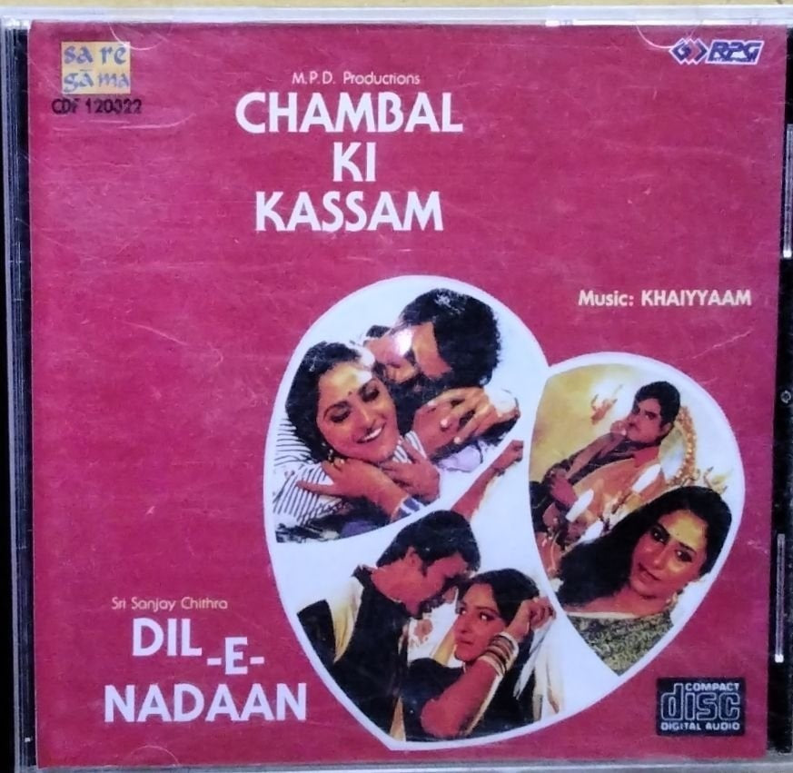 Khaiyyaam - Chambal Ki Kassam, Dil-E-Nadaan (CD)