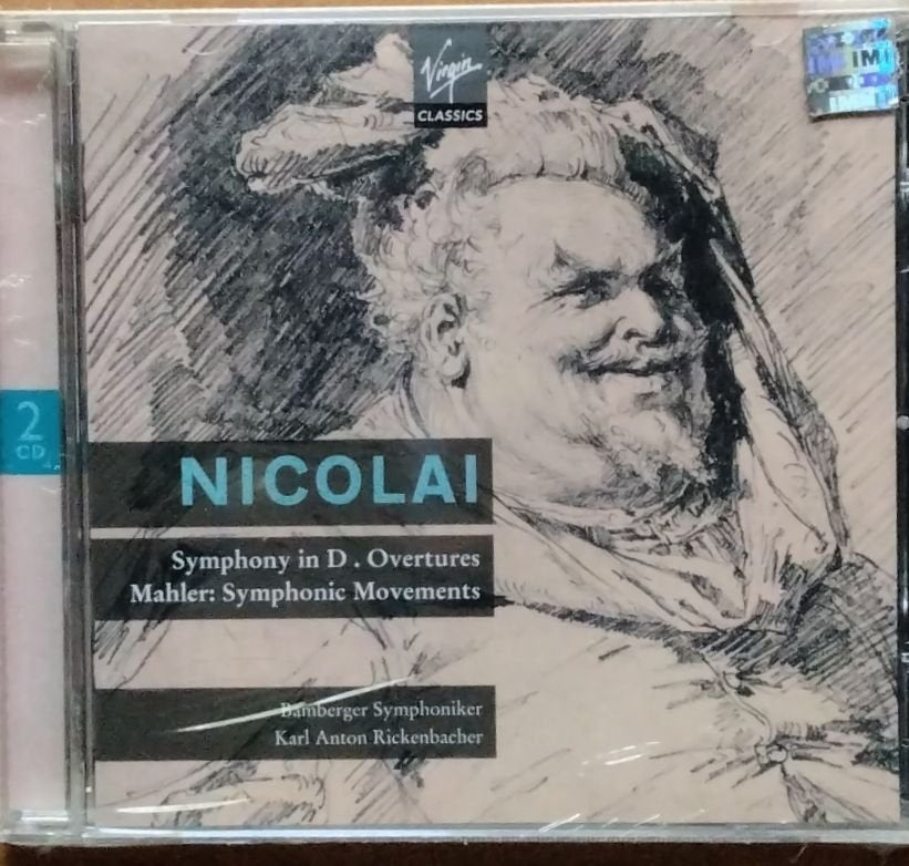Otto Nicolai, Gustav Mahler - Nicolai: Symphony in D. Overtures Mahler: Symphonic Movements (CD) (2)