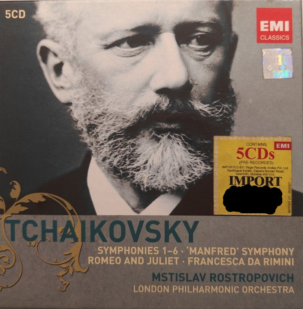 Pyotr Ilyich Tchaikovsky - Symphonies 1-6, 'Manfred' Symphony, Romeo and Juliet, Francesca da Rimini (CD) (5)