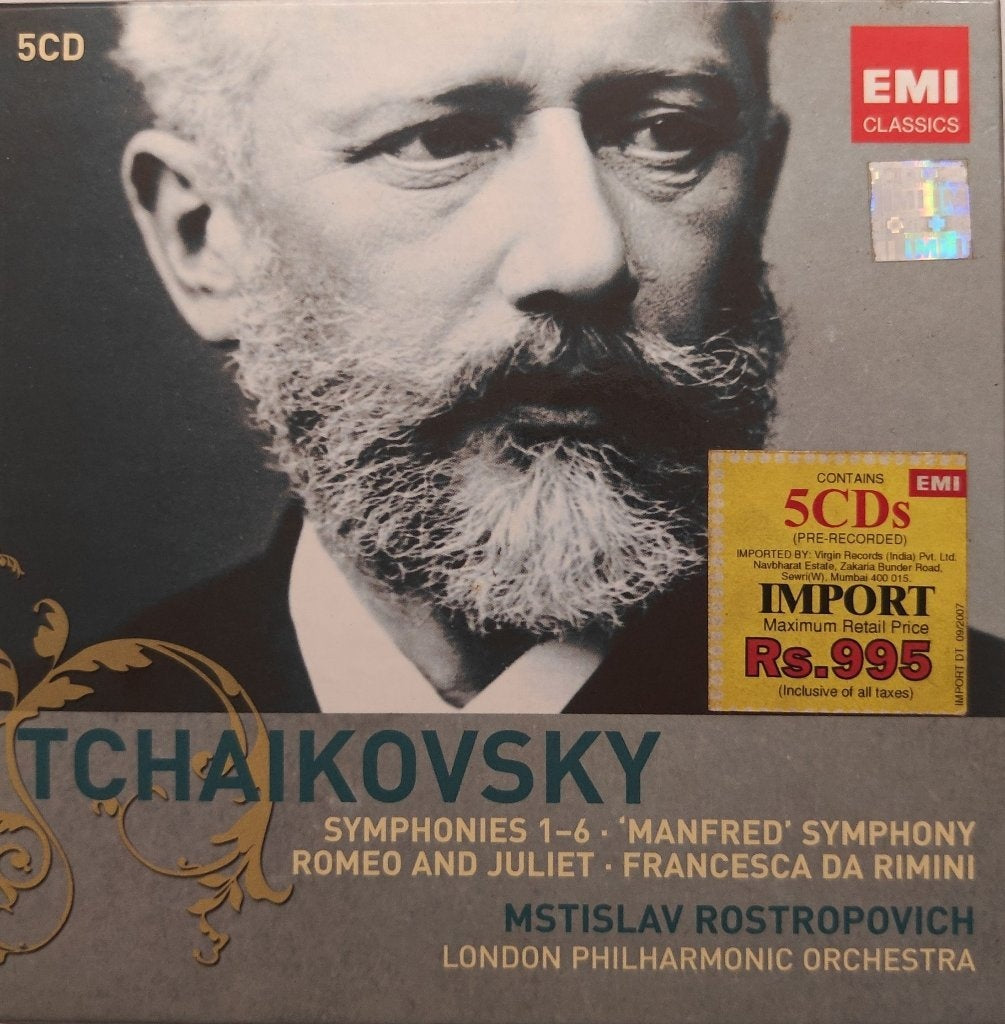 Pyotr Ilyich Tchaikovsky - Symphonies 1-6, 'Manfred' Symphony, Romeo and Juliet, Francesca da Rimini (CD) (5)