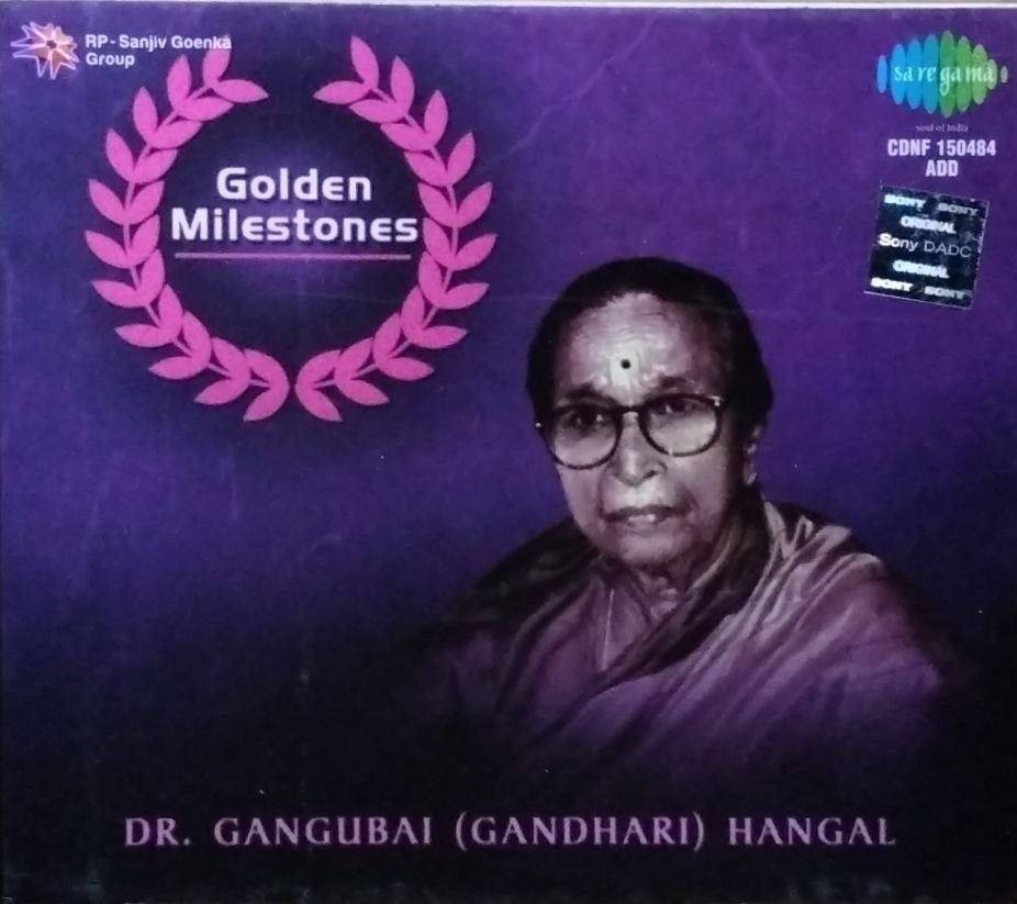 Dr. Gangubai Hangal - Golden Milestones (CD)