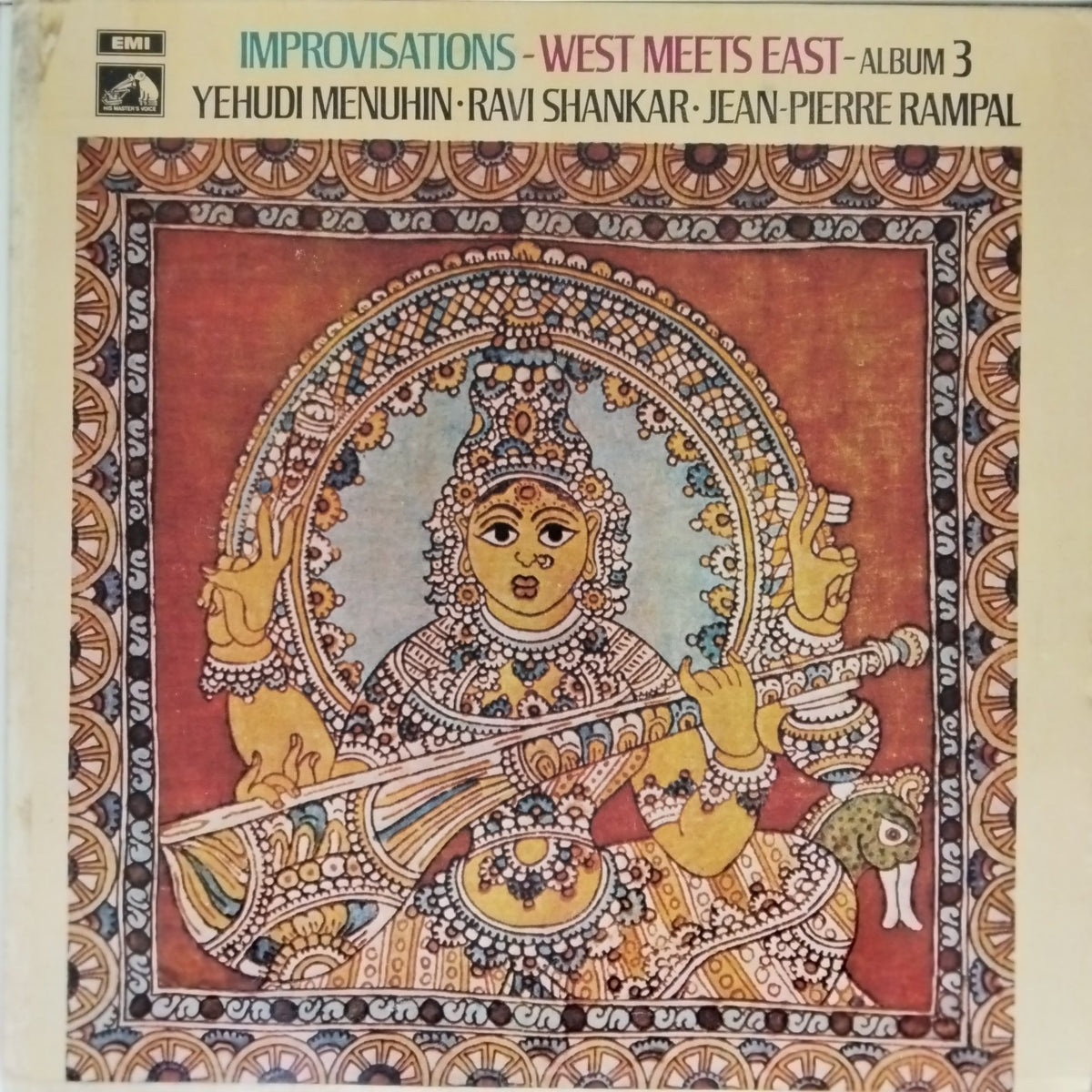 Yehudi Menuhin, Ravi Shankar, Jean-Pierre Rampal - Improvisations - West Meets East - Album 3 (Vinyl)