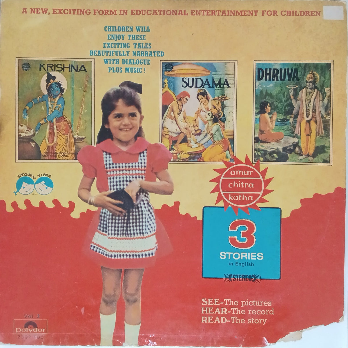 Various - 3 Stories in English (Vinyl)