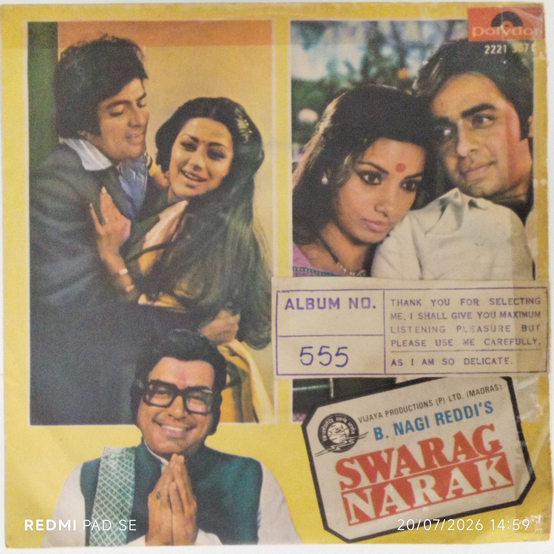Rajesh Roshan - Swarag Narak (45-RPM)