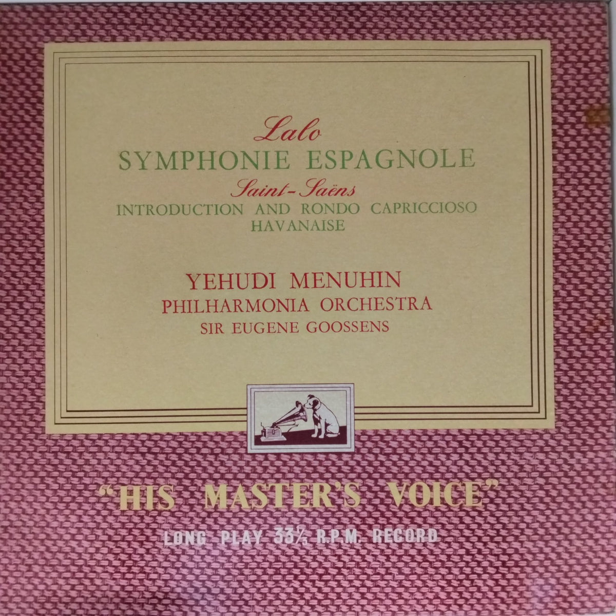 Yehudi Menuhin, Philharmonia Orchestra - Symphonie espagnole, Introduction and Rondo Capriccioso, Havanaise (Vinyl)