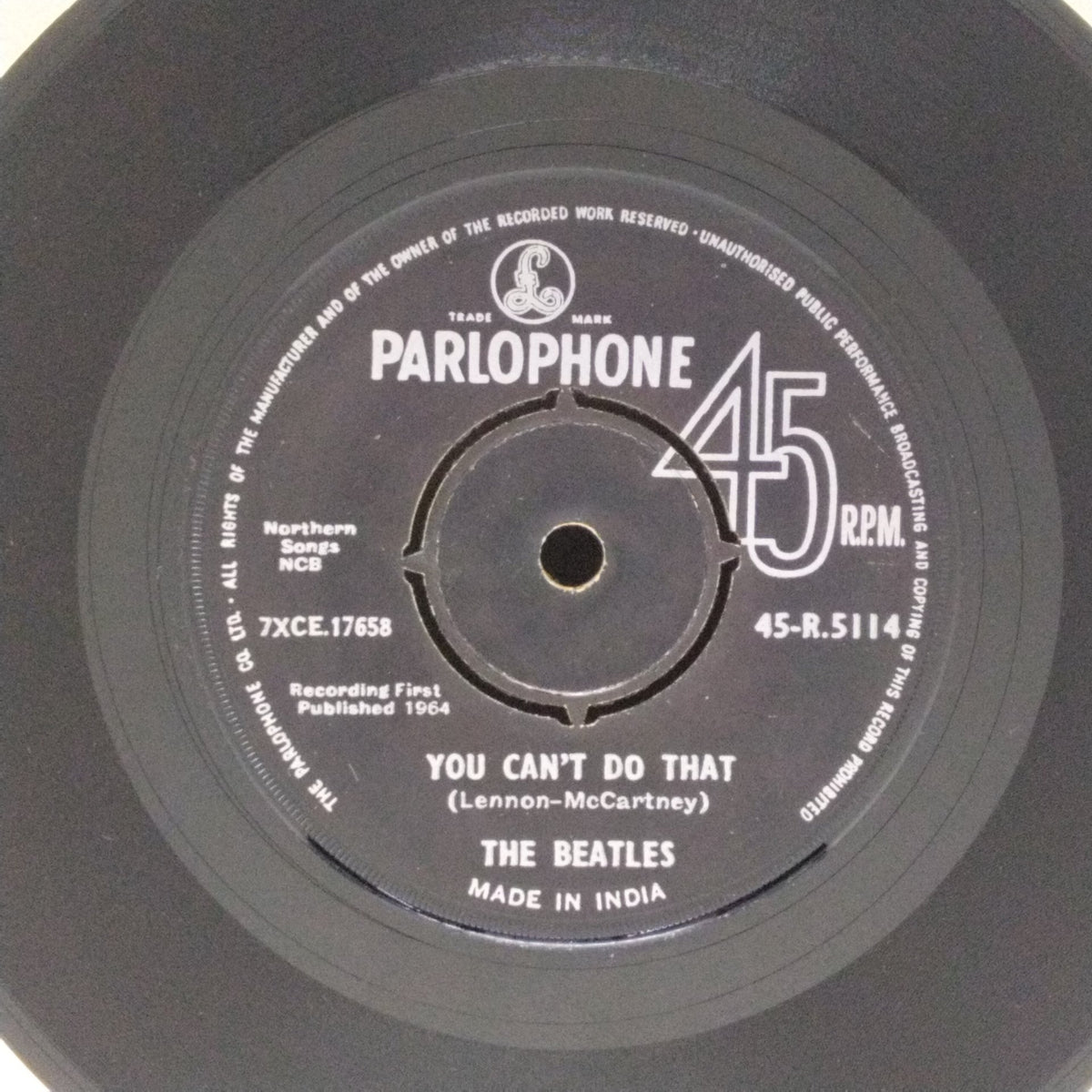 The Beatles - You Can't Do That / Can't Buy Me Love (45-RPM)