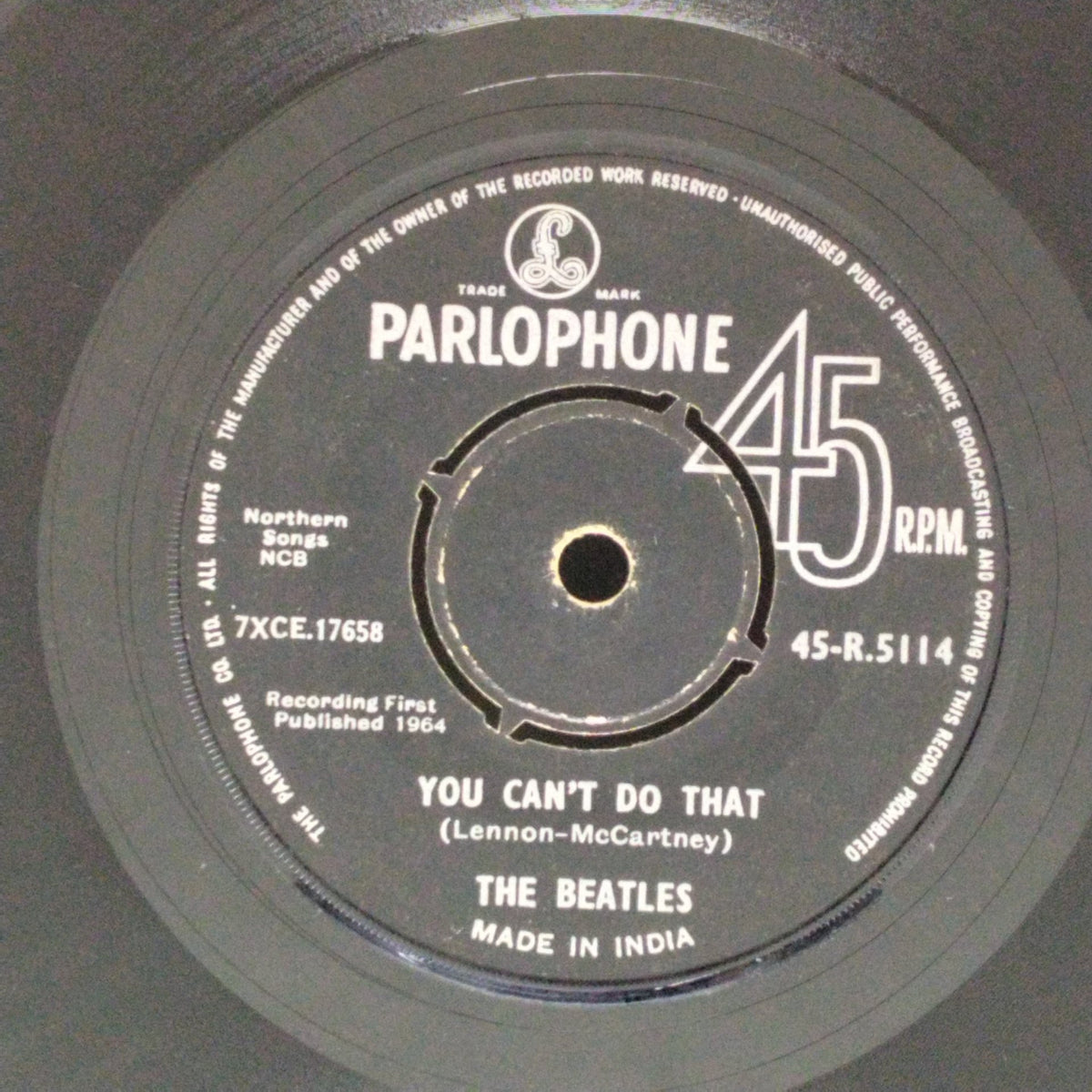 The Beatles - You Can't Do That / Can't Buy Me Love (45-RPM)