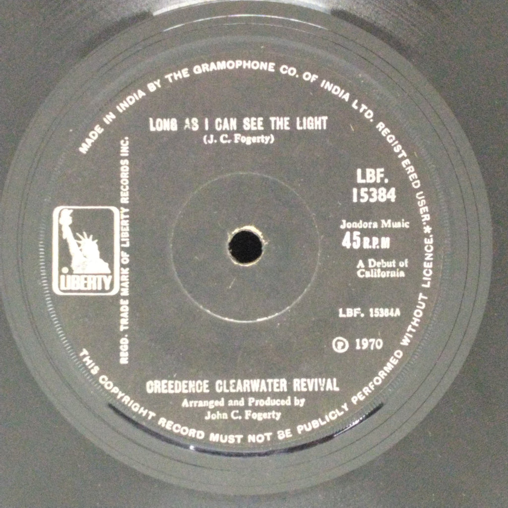 Creedence Clearwater Revival - Long As I Can See the Light / Lookin' Out My Back Door (45-RPM)
