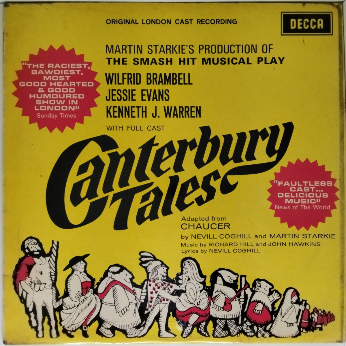 Richard Hill, John Hawkins - Canterbury Tales (Vinyl)