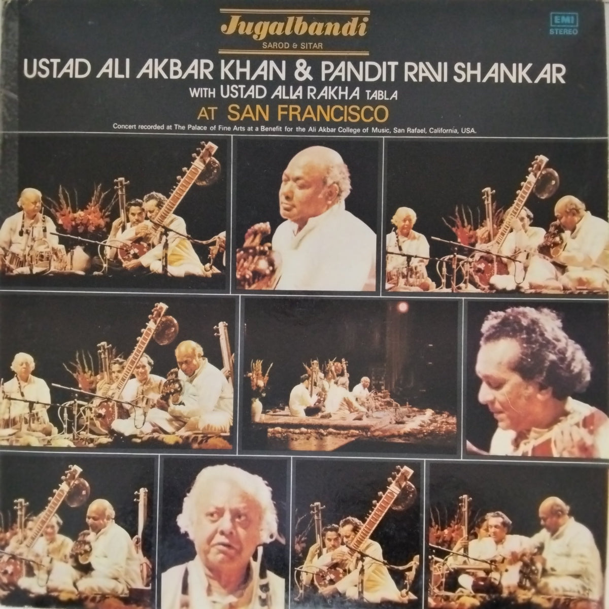 Ustad Ali Akbar Khan, Pandit Ravi Shankar - Jugalbandi Sarod & Sitar at San Francisco (Vinyl)