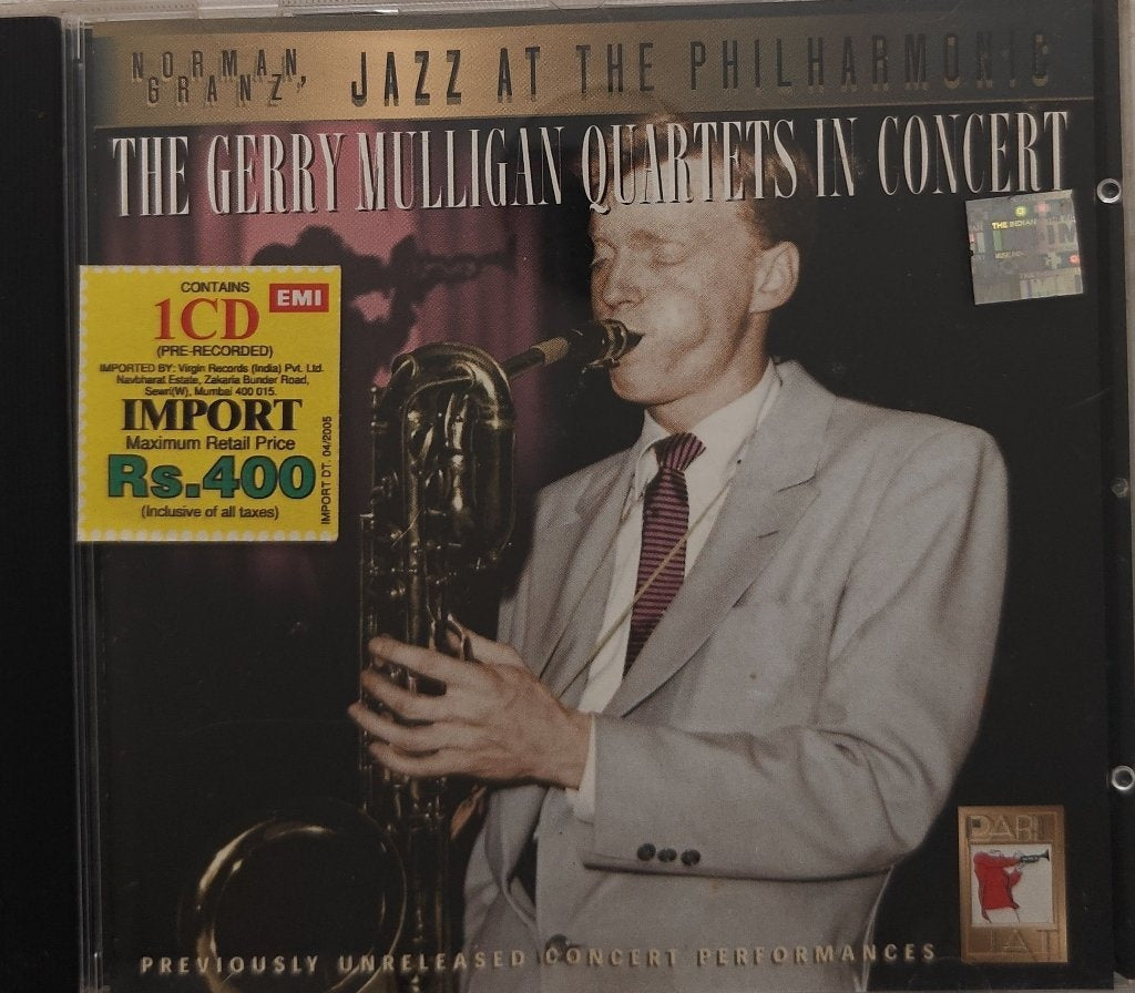 Gerry Mulligan Quartets - Jazz At The Philharmonic: The Gerry Mulligan Quartets In Concert (CD)