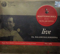 Dr. Balamuralikrishna - Masterworks from the NCPA Archives: Live (CD) (2)