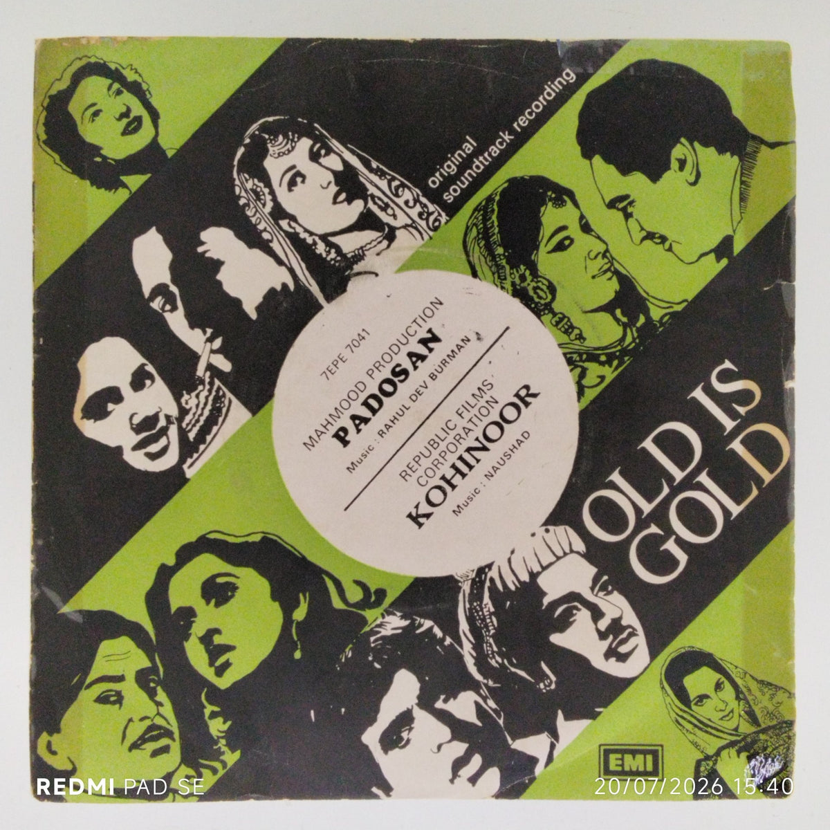 Rahul Dev Burman, Naushad - Padosan + Kohinoor (45-RPM)