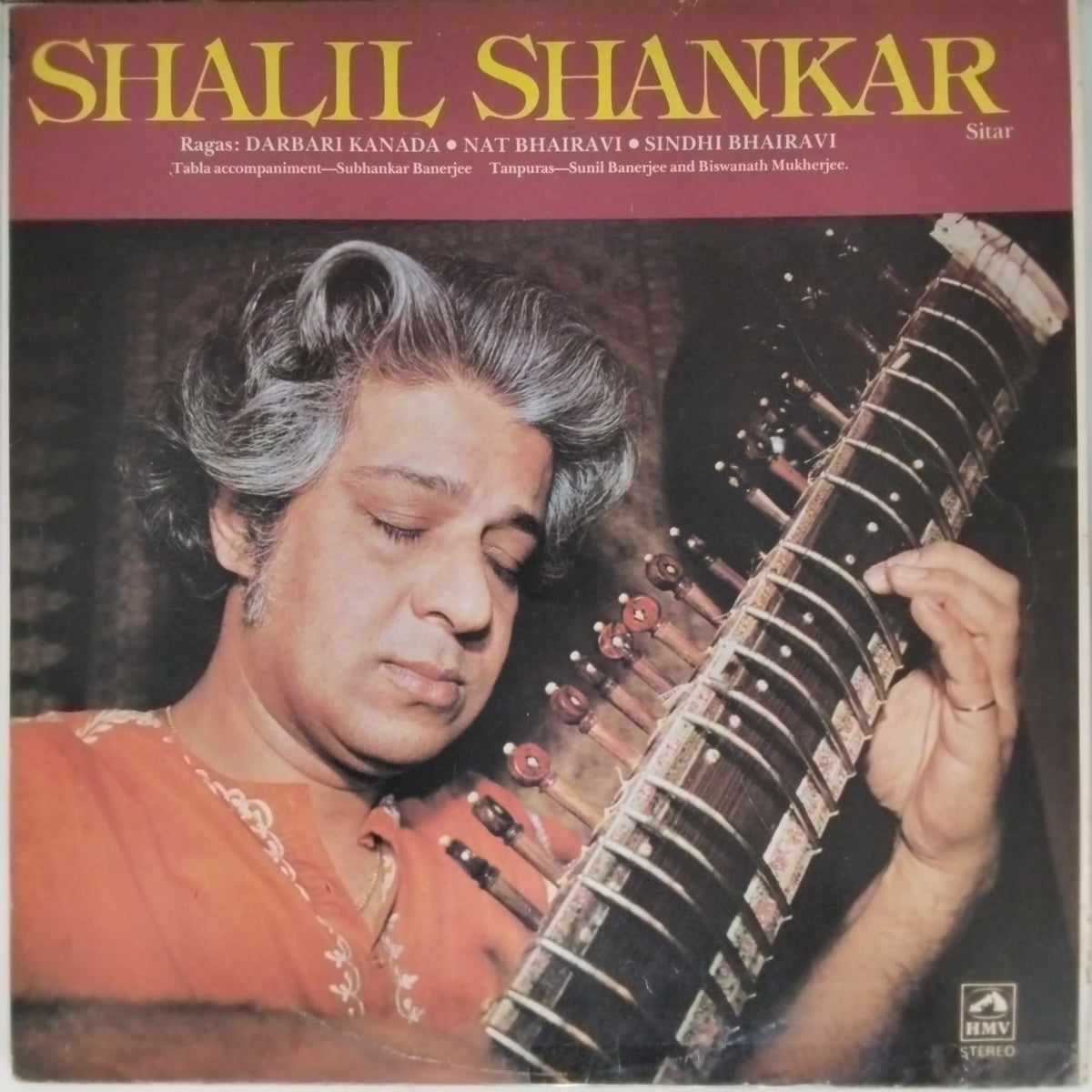 Shalil Shankar - Ragas: Darbari Kanada, Nat Bhairavi, Sindhi Bhairavi (Vinyl)