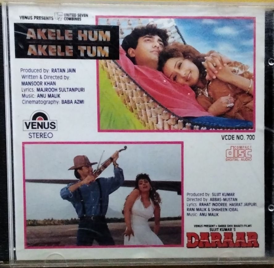 Anu Malik - Akele Hum Akele Tum + Daraar (CD)