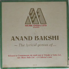 Various - Anand Bakshi - The Lyrical Genius Of.... (Vinyl)