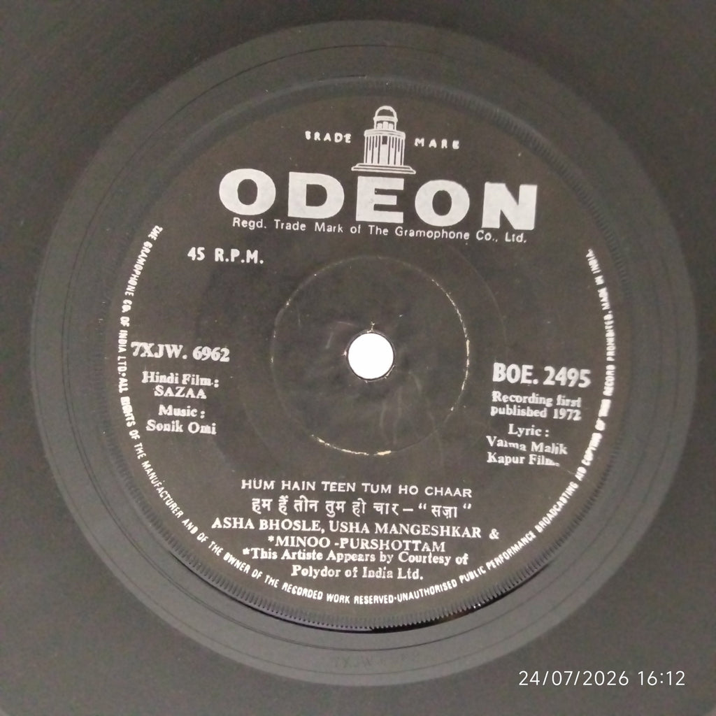 Sonik Omi - Sazaa (45-RPM)