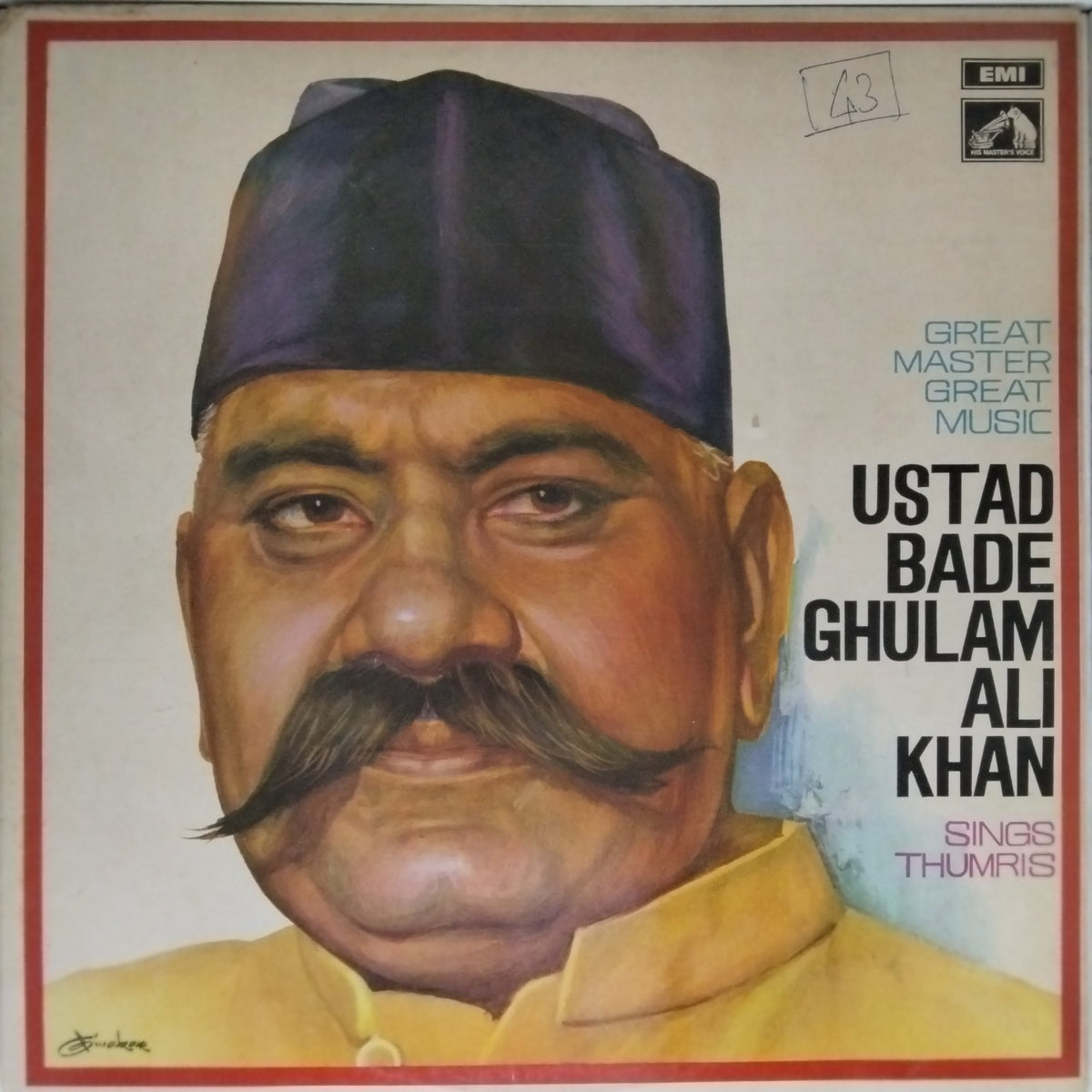 Ustad Bade Ghulam Ali Khan - Sings Thumris (Vinyl)