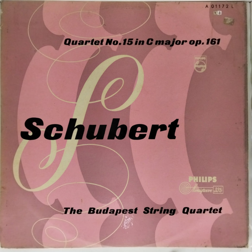 The Budapest String Quartet - Quartet No. 15 in C Major op. 161 (Vinyl)