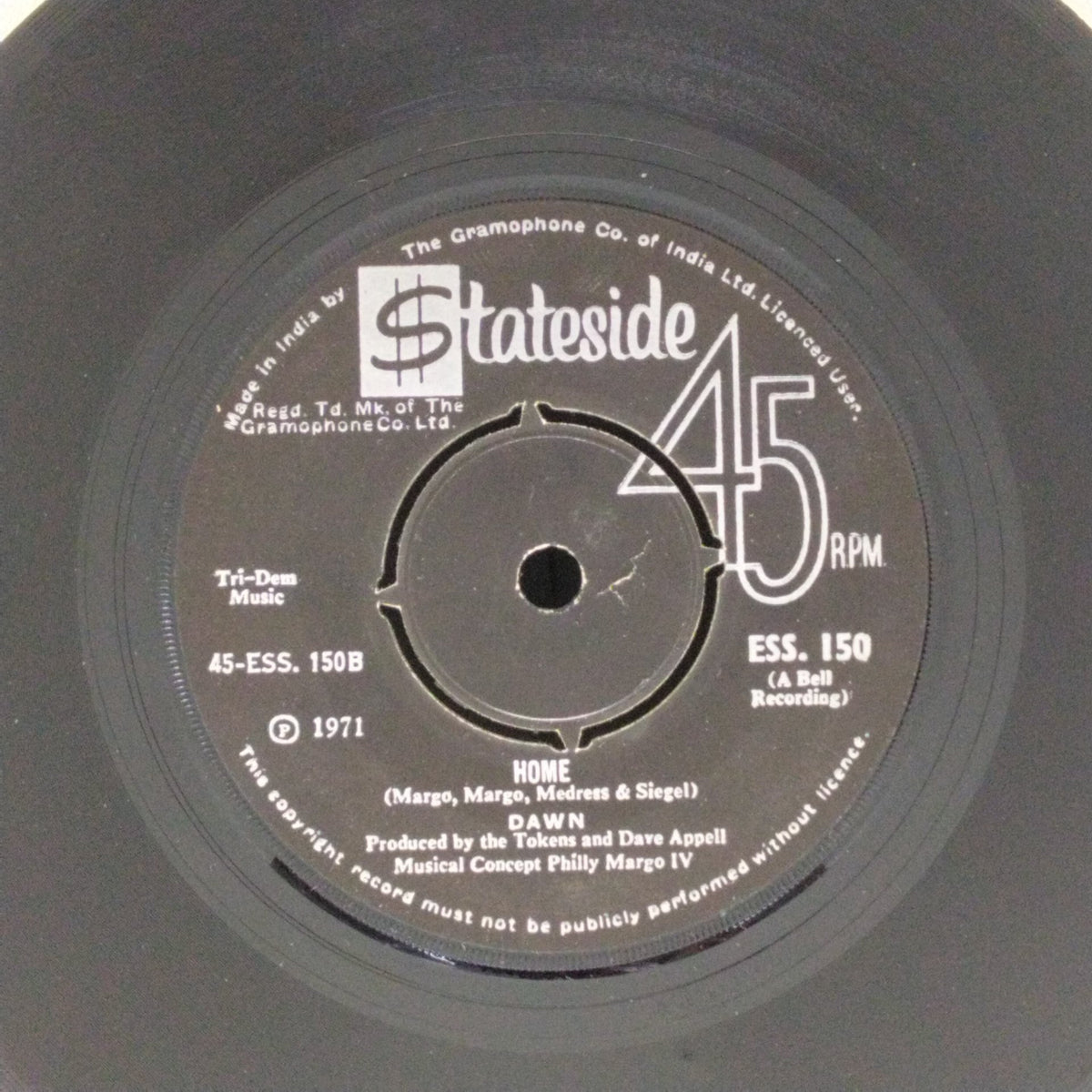 Dawn - Home / Knock Three Times (45-RPM)