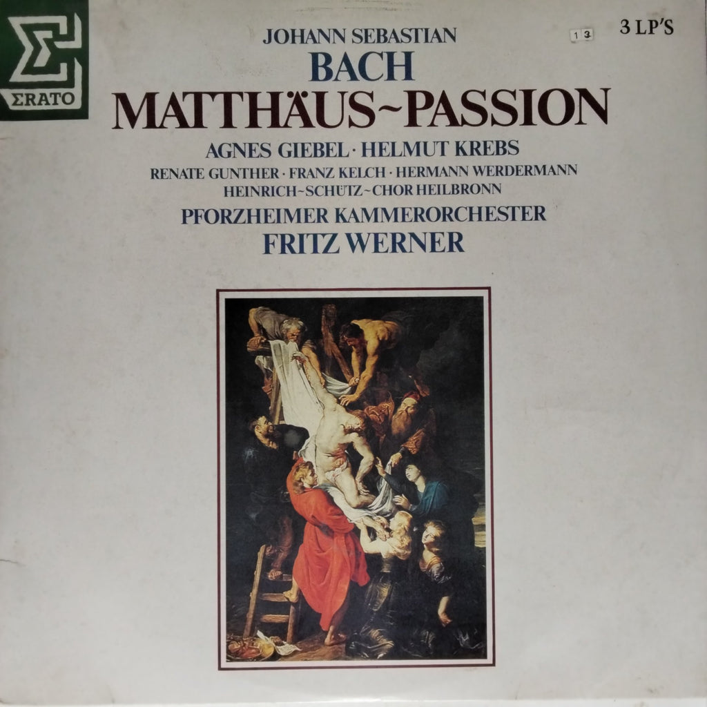Johann Sebastian Bach, Fritz Werner - Matthäus-Passion (Vinyl) (3)