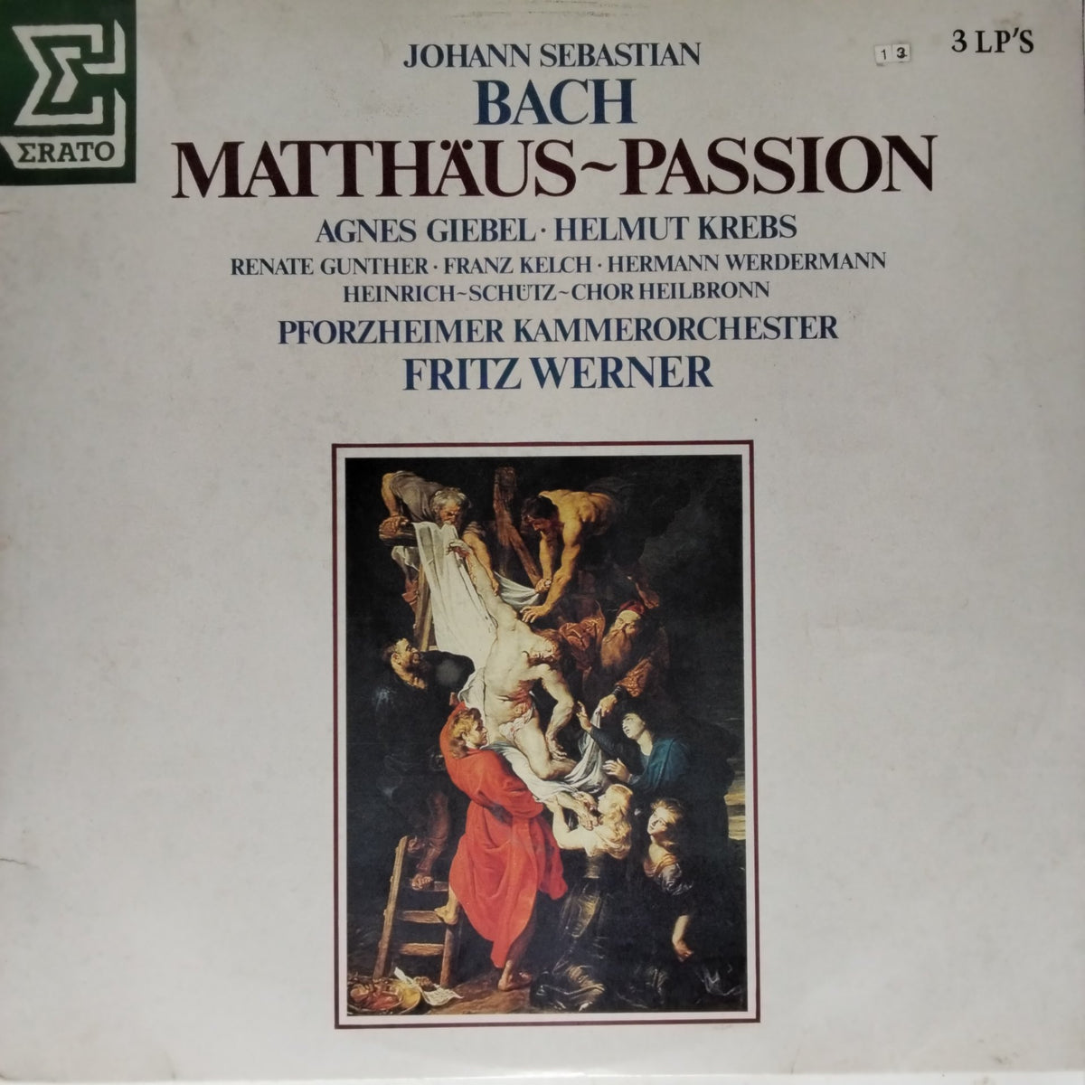 Johann Sebastian Bach, Fritz Werner - Matthäus-Passion (Vinyl) (3)