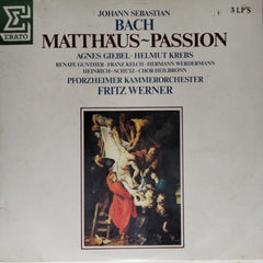 Johann Sebastian Bach, Fritz Werner - Matthäus-Passion (Vinyl) (3)