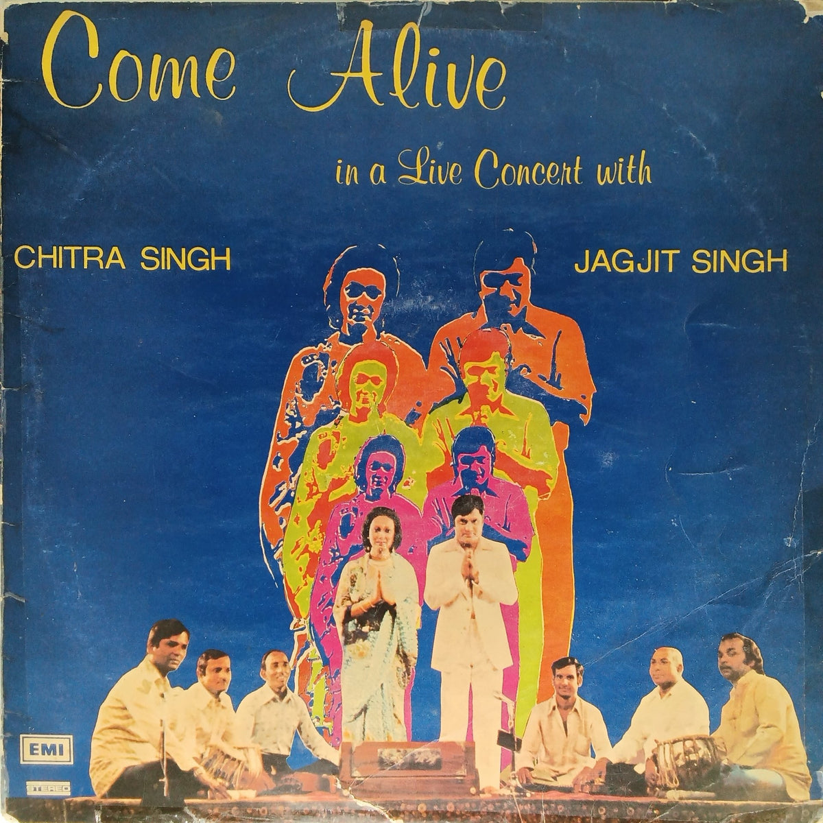 Jagjit Singh, Chitra Singh - Come Alive in a Live Concert with (Vinyl) (2)